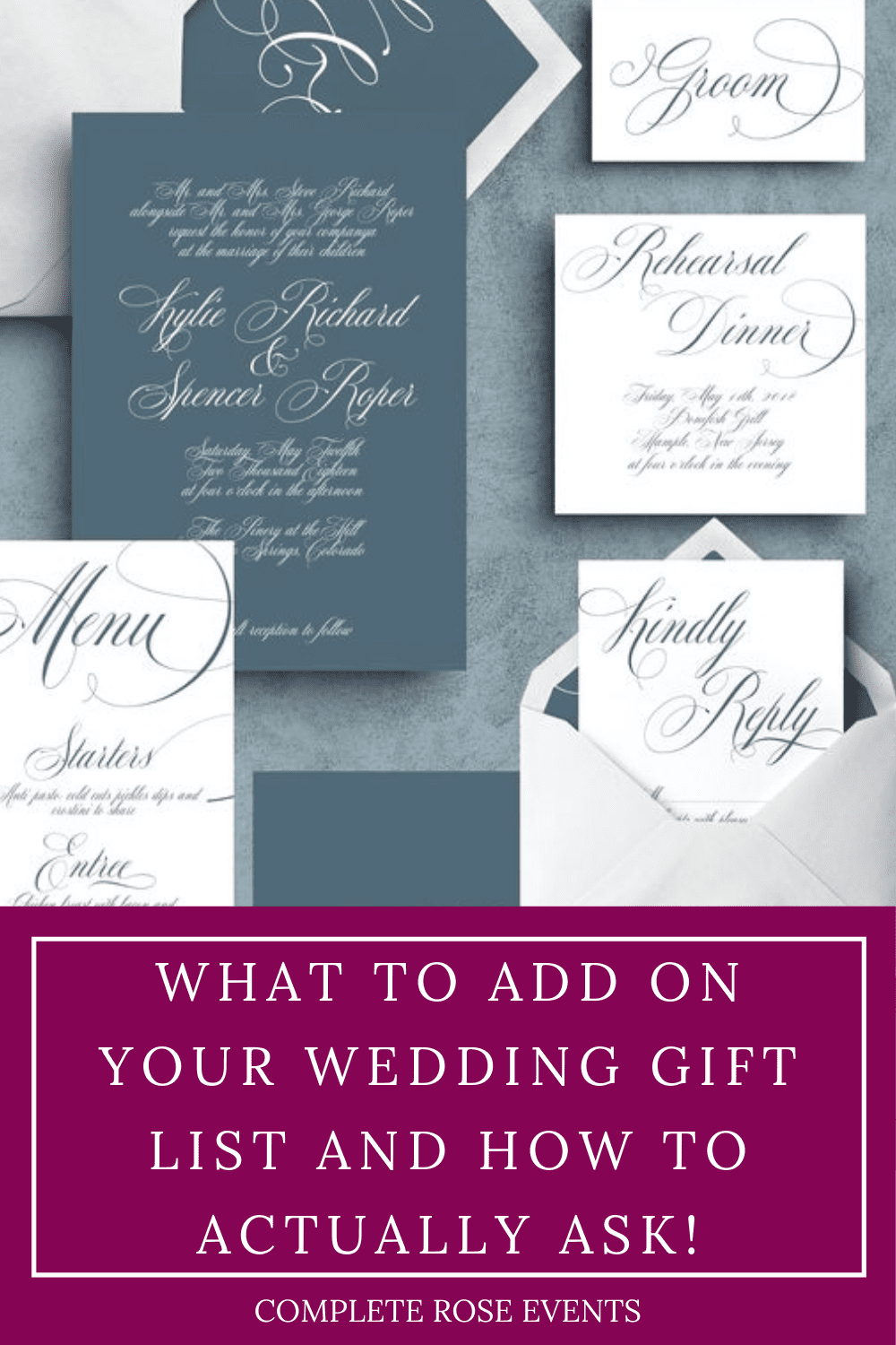 What to add on your Wedding gift list and how to actually ask!