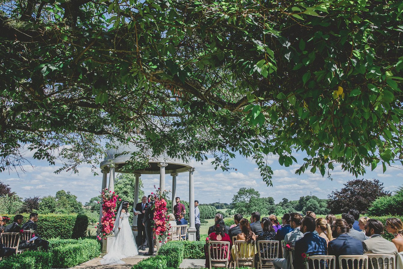 fusion culture wedding ceremony at froyle park