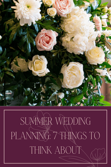 blog image about summer wedding planning