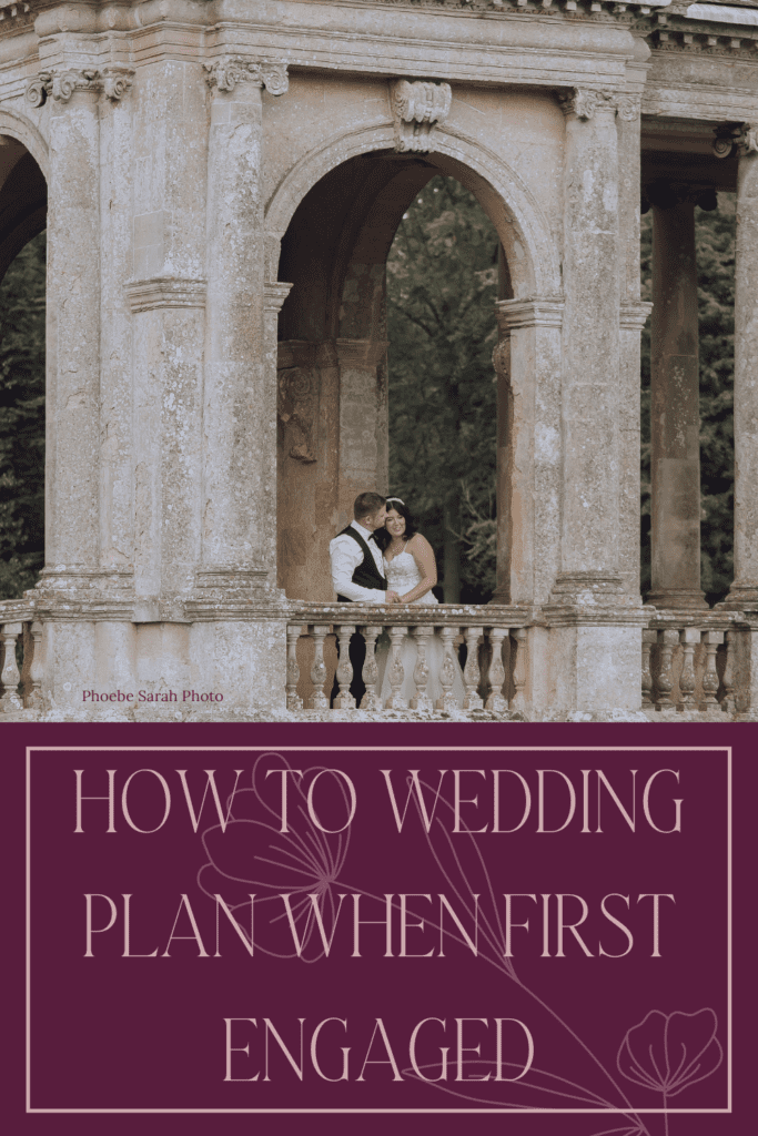 how to wedding plan when first engaged blog