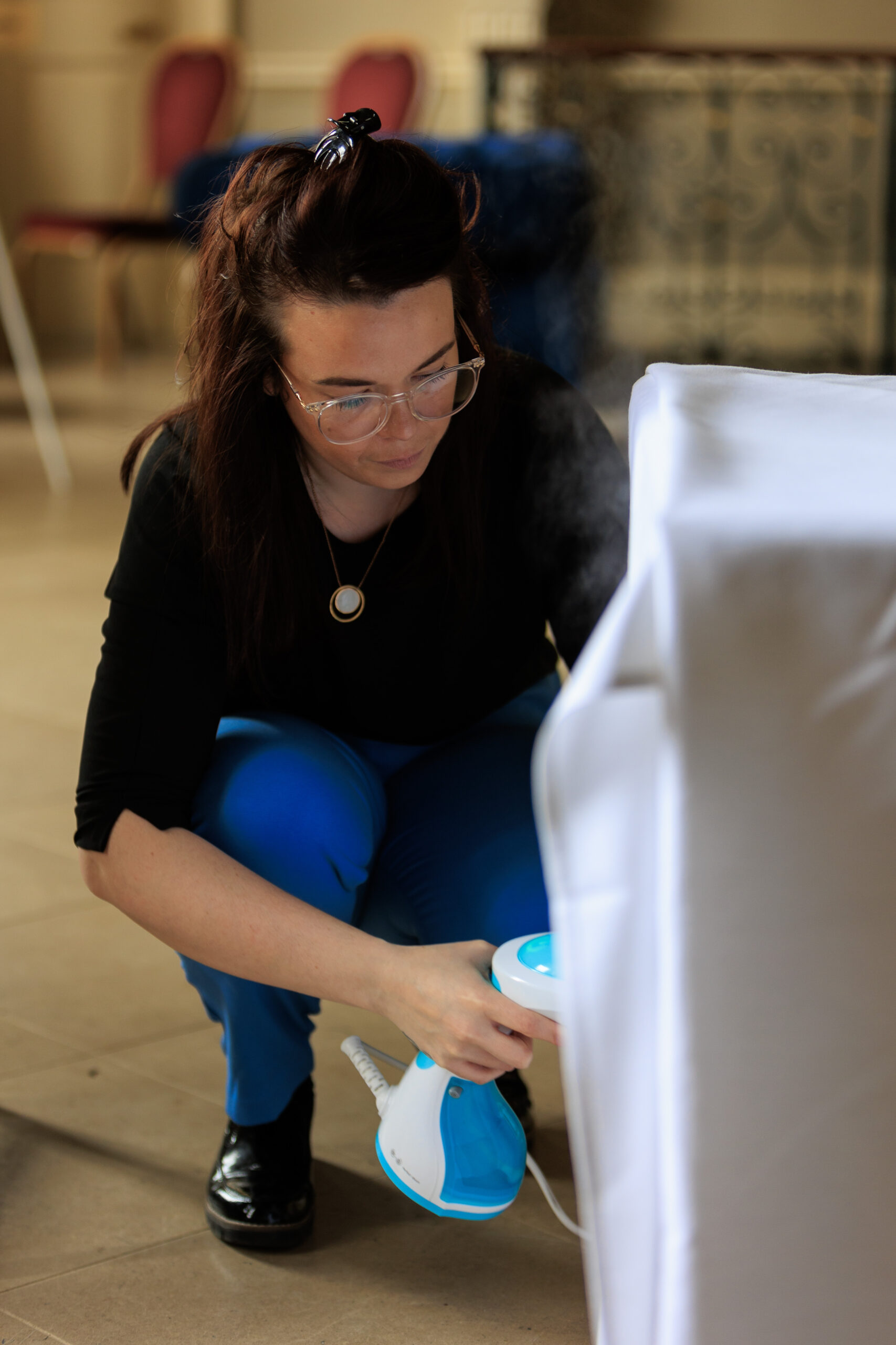 Wedding setup - behind the scenes