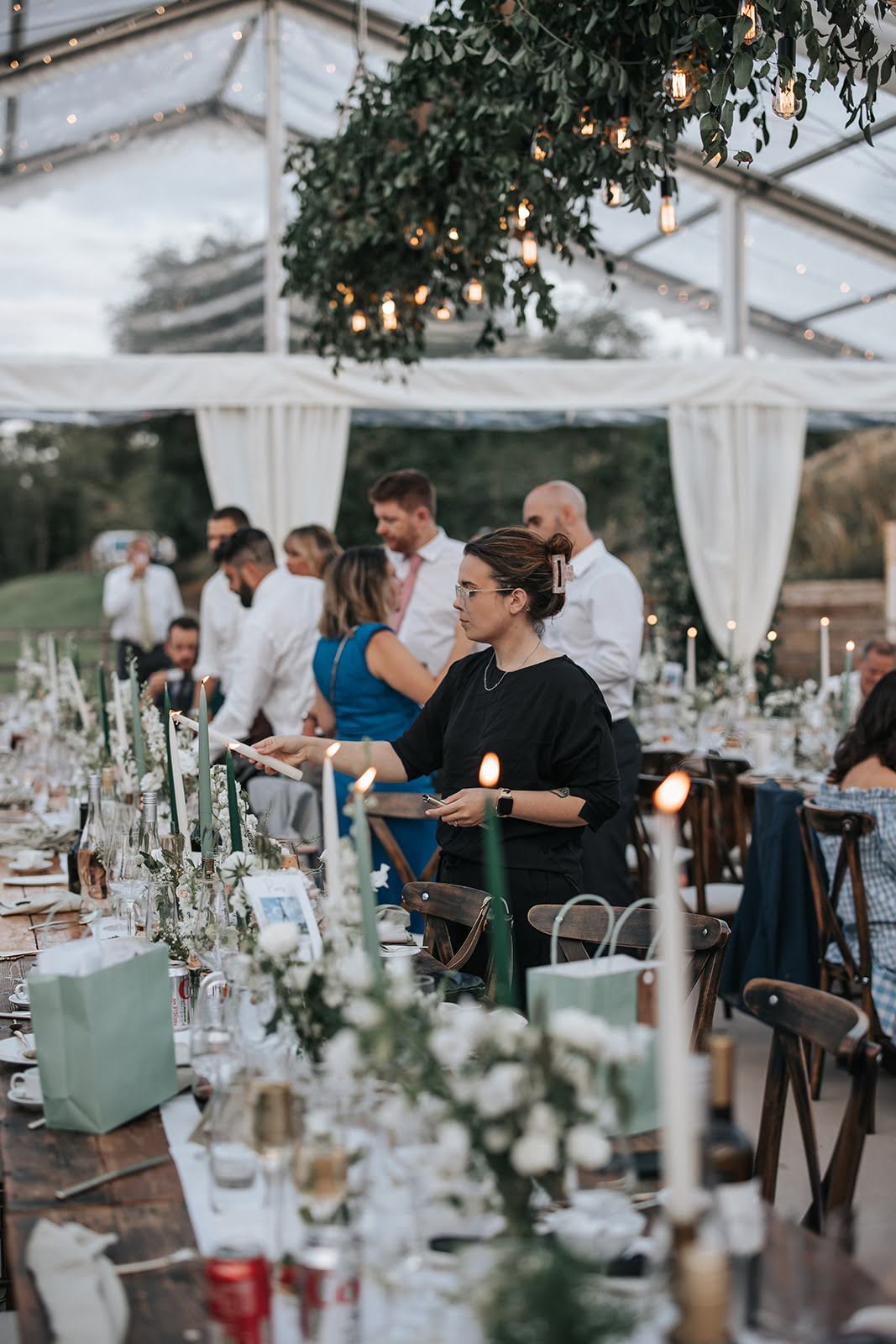 Wedding Reception, behind the scenes